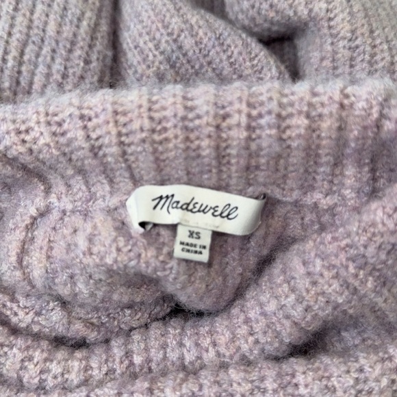 Women’s Madewell Lavender Mercer Turtleneck Sweater in Coziest‎ Yarn Size XS - Picture 11 of 11